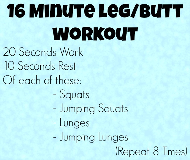 butt and leg workout